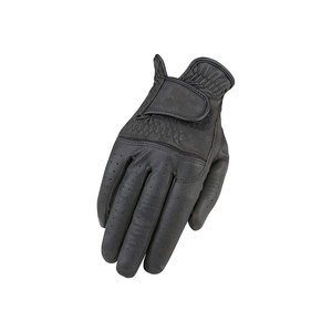 Gants en daim à doigts entiers unisexes, été, extérieur, évacuation de l'humidité, fermeture à bouton, cyclisme, décontractés, antidérapants, marron - Product Image 1