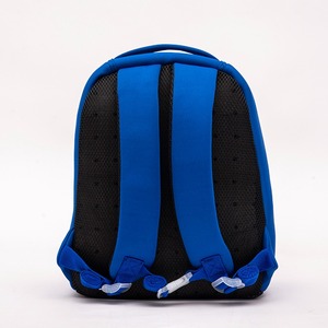 Cartoon cute children’s <b>backpack</b> neoprene kids bag soft air permeable truck printing - Product Image 4