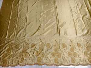 Tissu satiné tissé éco-responsable Somali Bridal Dirac Gougra pour robes de mariée et literie - Product Image 3