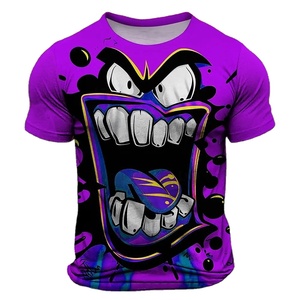 2025 camisetas impresas por sublimación 3D 100% algodón Casual cuello redondo Hombre Camisetas De transpirables con estilo de alta calidad - Product Image 1