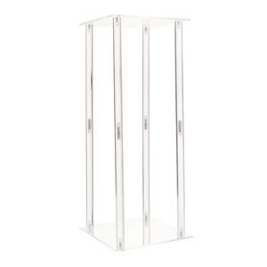 Set di 10 Colonne in Acrilico Laminato da 50 cm per Decorazioni Floreali Matrimoniali, Supporti per Fiori Stile Vaso, Larghezza 30 cm, Espositore Floreale Cubico - Product Image 6