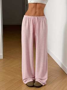 Wholesale <b>Women's</b> Denim Pants <b>Stretch</b> Flared Baggy Jean <b>Trousers</b> Summer Straight Leg Solid Washed Skinny Pants - Product Image 1