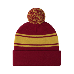 Wholesale Custom Super Quality Wool Blend Winter <b>Beanie</b> Hat Printed Logo Breathable <b>Waterproof</b> Jacquard Skull Cap Warm - Product Image 5