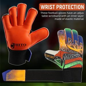Nuevos Guantes de Portero Profesionales, Palma Delantera de 3.5mm de Látex Giga, Relieve en el Dorso y Corte Híbrido con Inyección de Silicona, Protección para el Pulgar - Product Image 3