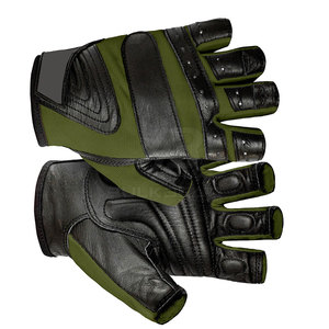 Guantes de Gimnasio de Medio Dedo de Cuero de Alta Calidad con Material Transpirable y Agarre Antideslizante para Entrenamiento Físico Unisex - Product Image 4