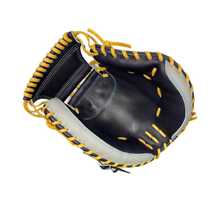 Hot Selling Professional Adjustable Cowhide Leather <b>Baseball</b> Catching <b>Gloves</b> Non Slip Comfort Fit Training Youth Adults Keeper - Product Image 3