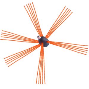 Kit de Limpieza de Chimeneas de 23 Pies, 7 Varillas Flexibles de Nailon Reforzado, Ergonómico, Limpieza de Chimeneas de 360 Grados, Accesorios para Chimeneas - Product Image 1