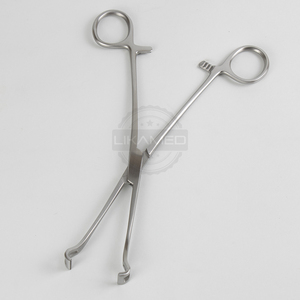 Pinzas de agarre LIKAMED Babcock Atraumáticas con mandíbulas fenestradas para tejido intestinal, instrumentos quirúrgicos - Product Image 4
