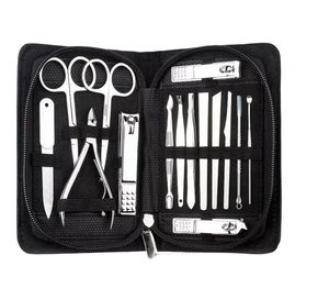 Ensemble professionnel de manucure et pédicure en acier inoxydable, kit d'outils de soin 5-en-1, coupe-cuticules, coupe-ongles, pour adultes - Product Image 2