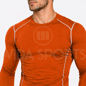 Wida Sports – T-shirt de compression léger et simple pour homme, haute qualité, évacuation de l'humidité, idéal pour le fitness et l'entraînement en salle de sport - Product Image 3