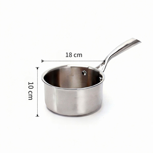 Durable Stainless Steel Sauce <b>Pan</b> Designed For Fast Heating <b>And</b> Easy Cleaning In Every Kitchen - Product Image 2