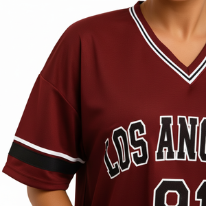 Camiseta Deportiva 2026 Personalizada, Transpirable, Antibacteriana, 100% Poliéster, Cuello en V, Manga Corta, Diseño de Transferencia Térmica, Ligera - Product Image 3