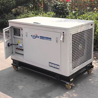 Groupes électrogènes silencieux à essence 5KW 8KW 10KW 15KW 20KW 25KW 50/60Hz, générateur au biogaz 220/400V pour chantier de construction