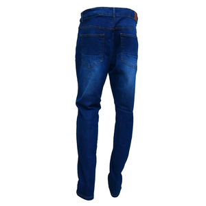 Jeans décontractés slim fit pour hommes, style streetwear, en denim de haute qualité, délavé à l'acide, service OEM - Product Image 2