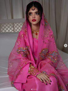 Sari/Saree/Chari en Soie ROSE BLUSH pour Femme – Été 2026 – Séchage Rapide et Évacuation de l'Humidité - Product Image 5
