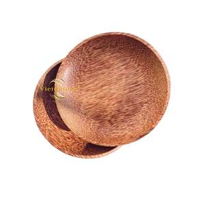 จานเปลือกมะพร้าวแบบใช้แล้วทิ้ง เป็นมิตรกับสิ่งแวดล้อม ดีไซน์ทันสมัย ล้างทำความสะอาดได้ ผิวสัมผัสธรรมชาติ สำหรับใช้ในครัว รับประทานอาหาร แคมป์ปิ้ง และเป็นภาชนะบนโต๊ะอาหาร - Product Image 3