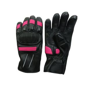 Gants de moto unisexes en cuir à doigts entiers - Légers, respirants, séchage rapide, antidérapants, fermeture auto-agrippante pour l'hiver, pour l'extérieur - Product Image 1