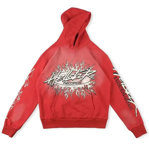 Sudaderas con Capucha Personalizadas con Logotipo, Multicolores, de Algodón de Alta Calidad para Hombre, Sudadera con Capucha Negra, Impresión Serigráfica - Product Image 2