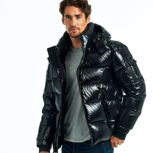 <b>Mens</b> Winter Padded <b>Jacket</b> Warm <b>Lightweight</b> Hooded Quilted Outdoor Casual Wholesale Puffer Coat - Product Image 5
