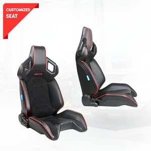 Siège de jeu Premium Raptor, chaise de course pour ordinateur robuste et inclinable, ergonomique, dossier haut, pivotant et réglable - Product Image 1