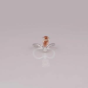 Bague de fiançailles en diamant de laboratoire rond de meilleure conception en or jaune/blanc 10/14/18 carats, cadeau de bijouterie fine pour femme - Product Image 1