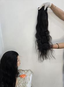 Vente en gros Meilleur Single Drawn Raw Indian Remy Natural Wave Style Cuticule Raw Meilleures extensions de cheveux humains - Product Image 3