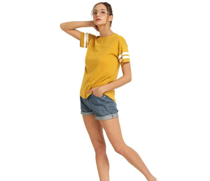 เสื้อยืดผู้หญิงขายดี ผ้าฝ้ายเจอร์ซีย์ฟลีซ 100% คอกลม แขนสั้น สวมใส่สบาย พิมพ์ลายดิจิทัล เป็นมิตรต่อสิ่งแวดล้อม - Product Image 2
