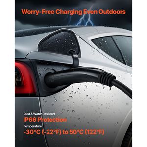 Cavo di Prolunga per Caricatore EV Tesla 48Amp 21 ft Max 240V 11.52 kW con Spina NACS, Usato, 16A Livello 1/2 per Tesla Mobile - Product Image 6