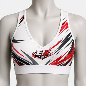 Soutien-gorge de tennis durable fabriqué avec un tissu extensible de qualité supérieure offrant un soutien confortable et des performances fiables - Product Image 1
