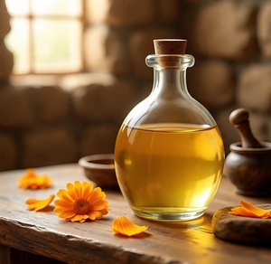 Aceite Portador de Caléndula Orgánico Puro y Natural con Aceite de Officinalis, Grado Cosmético, Cuidado del Cabello, Antienvejecimiento, Proveedor a Granel - Product Image 2