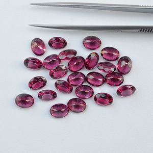 Garnet Umbalita Natural de 4x6mm, Corte Ovalado Facetado, Color Rosado, Gema Suelta para Joyería Hecha a Mano, Precio de Fábrica al Por Mayor - Product Image 4