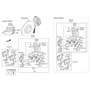 จานเบรก G80 ใหม่ รุ่น 58101B1A35 - Product Image 2