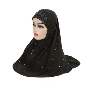 Hot Undercaps Couleur Assortie Avec Écharpe Mode Musulmane Hijabs Couleur Unie <span class=keywords><strong>Hijab</strong></span> Luxe <span class=keywords><strong>Hijab</strong></span> Musulm Al <span class=keywords><strong>Por</strong></span> Mayor - Product Image 3