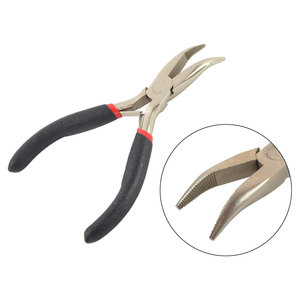 Kit d'outils professionnels pour extensions capillaires – Pince noire pour extensions, crochet de tirage, aiguille à boucle, applicateur de micro-perles et outil de retrait - Product Image 6