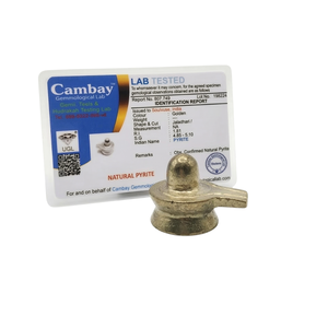 Pyrite Shivling Écologique Faite à la Main par Divine Solutions - Product Image 1