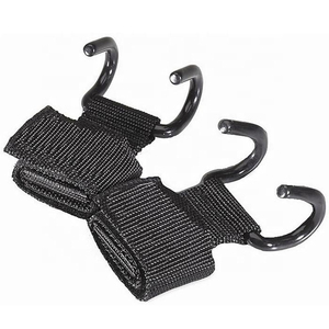 Ganchos de barra para levantamiento de pesas de alta resistencia con soporte para muñeca para entrenamiento en gimnasio, producto de la mejor calidad, con personalización. - Product Image 4