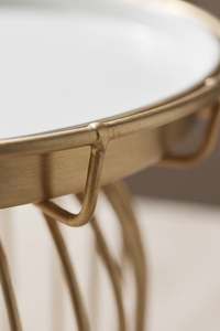Wholesale Elegant Gold Finish Round Serving Tray <b>Birdcage</b> Design Cake Stand Dessert Fruit Display Stand Event <b>Decor</b> - Product Image 5