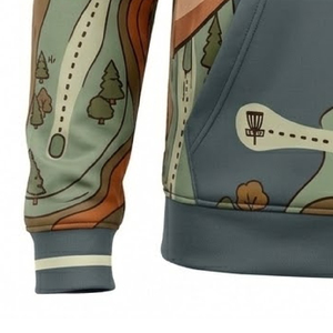 Sweat à capuche personnalisé pour le disc golf, prix d'usine OEM/ODM, qualité supérieure, doux, chaud, durable, confortable, fabricant de vêtements de sport - Product Image 2