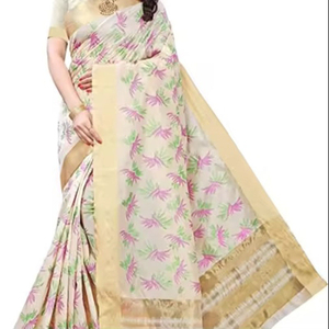 Indian Banarasi Soft Polyester Elegant Floor-Length Saree for Summer/Winter Wedding Party Wear Embroidered Blouse Ready Wear - Product Image 5
