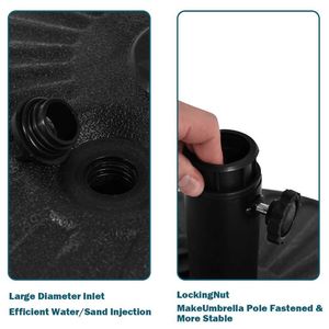 Base per Ombrellone da Giardino Rotonda da 20 Pollici, Elegante e Resistente per la Tua Casa - Product Image 3