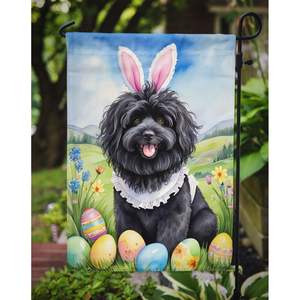 Puli multicolore chasse aux oeufs de pâques jardin drapeau boîte aux lettres drapeau décoratif cour bannière pour Patio illustration pour parterres de fleurs - Product Image 3