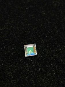 Pierre de lune arc-en-ciel naturelle en vrac, taille octogonale, effet de couleur changeante, pour la création de bijoux - Product Image 1