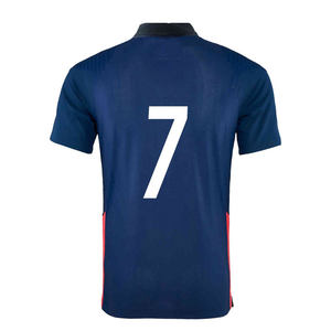 Camiseta Deportiva para Hombre, Corte Ajustado, Manga Corta, Secado Rápido, Poliéster, para Entrenamiento de Fútbol, con Número Impreso - Product Image 4