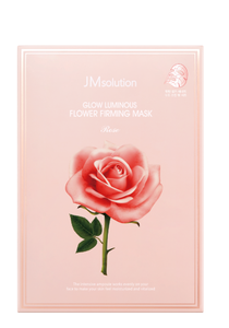 Mascarilla Reafirmante JMsolution GLOW LUMINOUS FLOWER con Extracto de Rosa |   30ML*10EA |   Iluminador Facial Fine Line Care Radiance Glow |   Hialuronato de Sodio |   K-beauty - Product Image 1