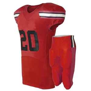Ventes en gros d'uniformes de football américain personnalisés, ensemble de maillots de football américain par sublimation pour hommes - Product Image 1