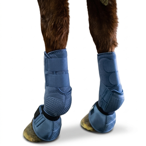 Botte de protection sportive en néoprène personnalisable 2026 pour jambes de cheval – Utilisation compétition et écurie - Product Image 1
