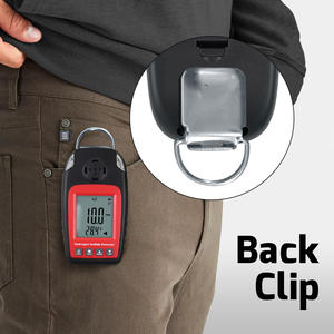 Moniteur H2S 0 ~ 100ppm Détecteur numérique de sulfure d'hydrogène Capteur électrochimique H2S avec rétroéclairage de l'écran LCD - Product Image 5