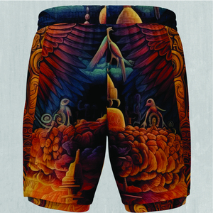 Active <b>Men</b> Running <b>Shorts</b> 2 in 1 Gym Workout <b>Shorts</b> <b>Compression</b> Liner Zipper Pocket Dry Fit Training Track <b>Shorts</b> - Product Image 2