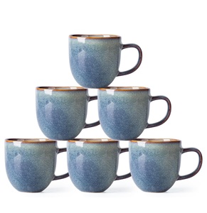 Elegante Taza de Café de Cerámica con Acabado Mate Limpio, Forma Recta, Diseño de Asa Equilibrada, Retención de Calor para Cocinas Minimalistas - Product Image 6