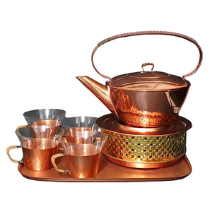 Pure Copper Vintage Coffee <b>Set</b> With Polish Finished For Restaurant Home And Hotel Kitchenware Metal <b>Tea</b> <b>Set</b> - Product Image 2